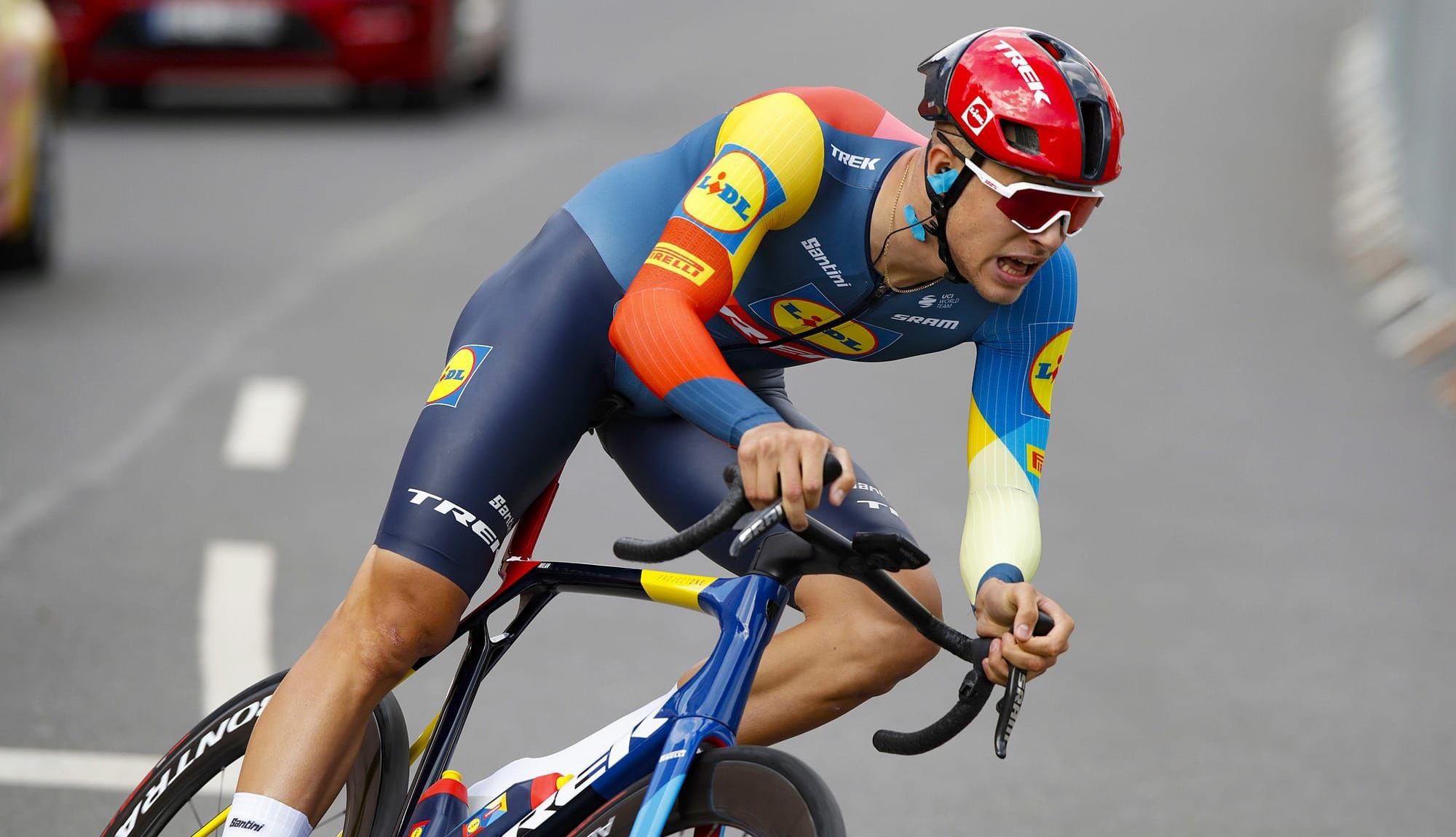 Jonathan Milan, primer líder de la Vuelta a Alemania