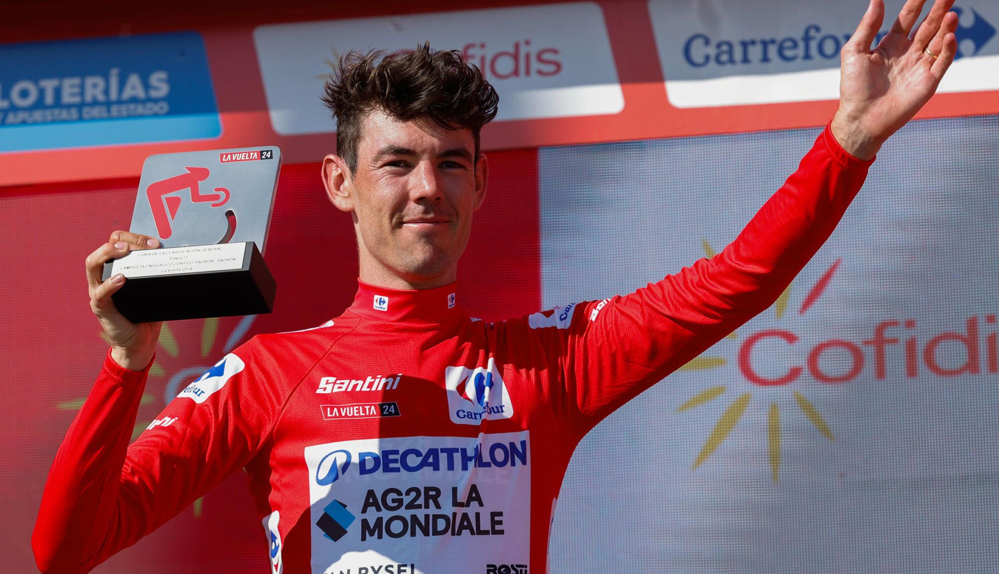 Ben O´Connor sigue liderando la clasificación general de La Vuelta