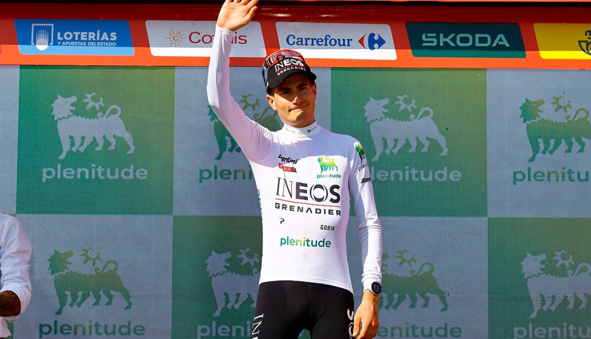 Carlos Rodríguez, nuevo maillot blanco de La Vuelta