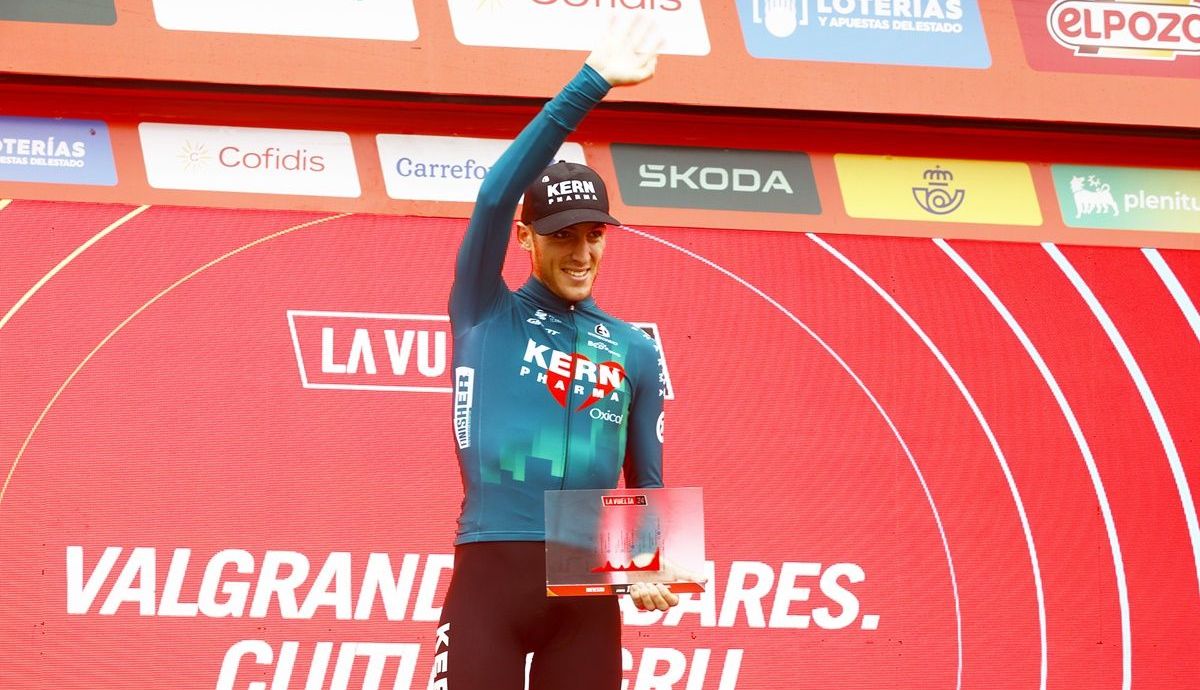 Pablo Castrillo (Kern Pharma), ganador de etapa en La Vuelta 24