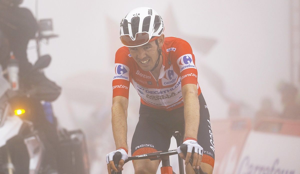 Ben O'Connor (Decathlon Ag2r La Mondiale), un día más de rojo