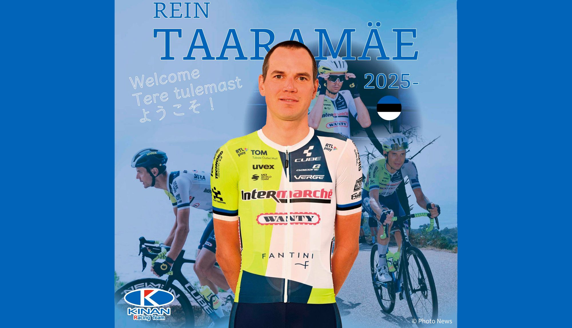 Taaramäe deja el WorldTour y ficha por el continental japonés Kinan Racing Team