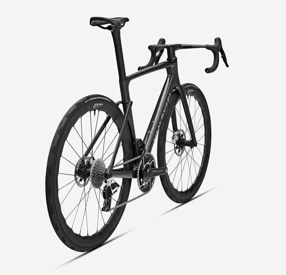 van rysel rcr pro negro brillante sram red axs sensor potencia zipp 353 nsw