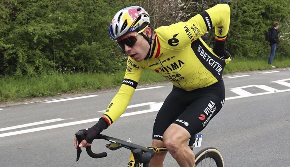 Van Aert pone punto y final a su temporada tras su caída en La Vuelta