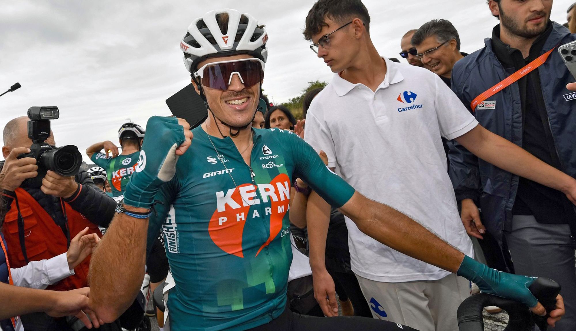 Urko Berrade, ganador de la 18ª etapa de La Vuelta