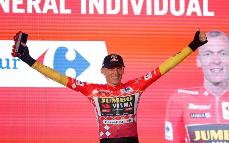 En 2022 vistió el maillot de líder de La Vuelta En 2022 vistió el maillot de líder de La Vuelta