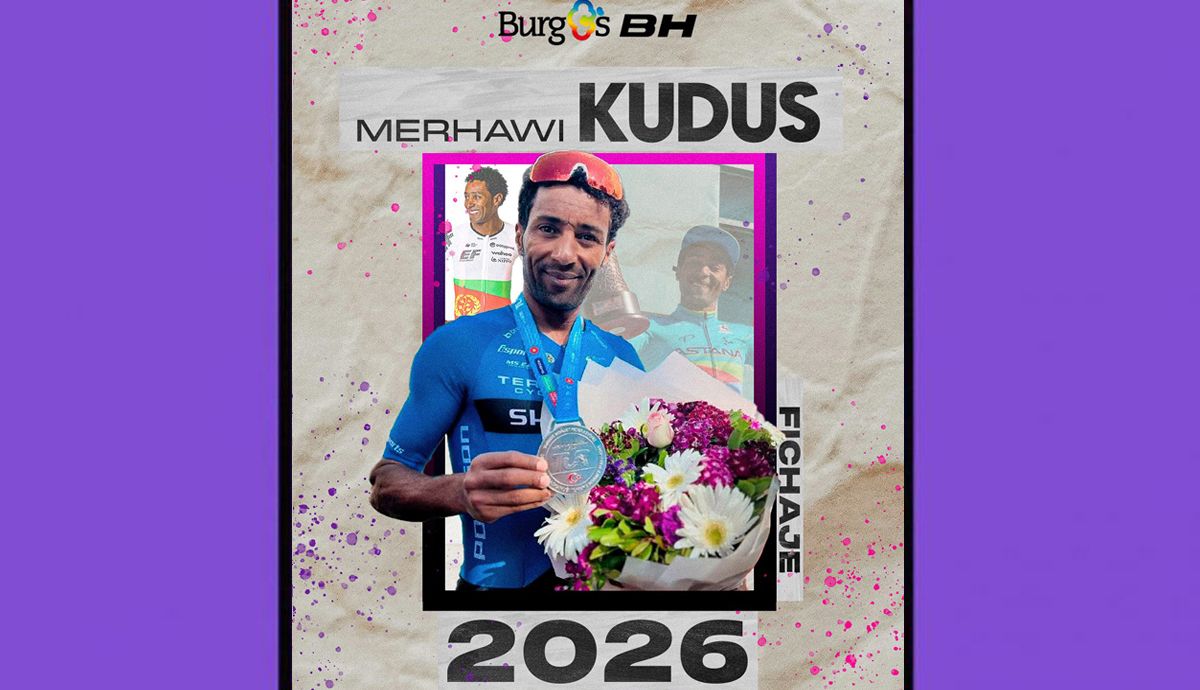 Merhawi Kudus correrá en el Burgos-BH las dos próximas temporadas