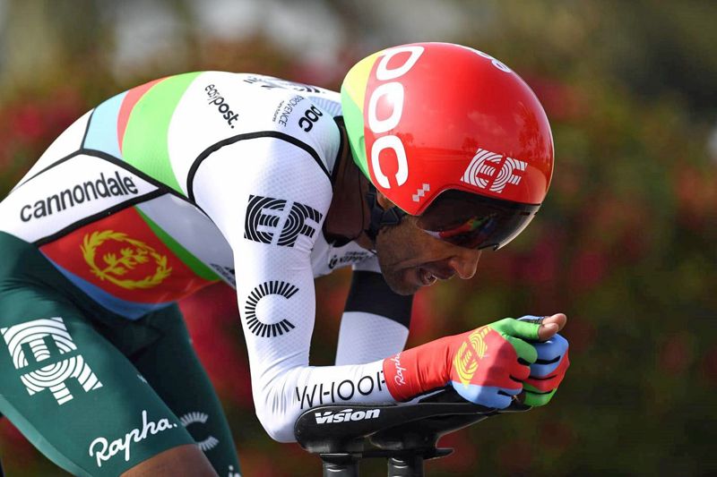 Kudus fue campeón de Eritrea de contrarreloj en 2021.