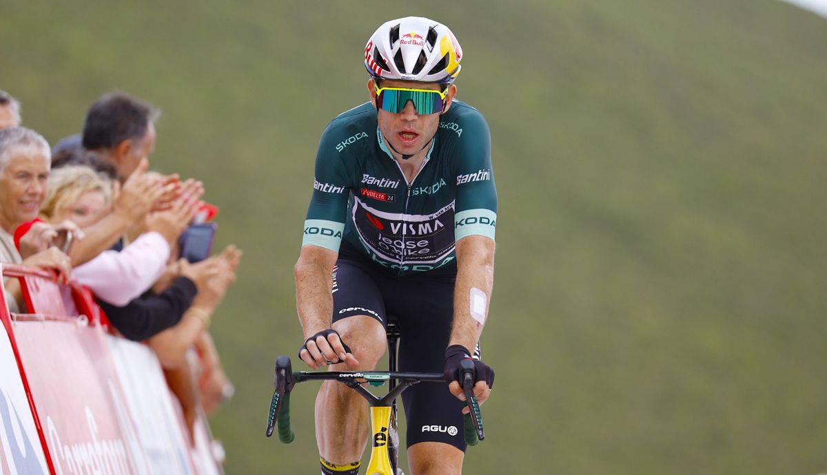 Wout van Aert durante la pasada Vuelta a España