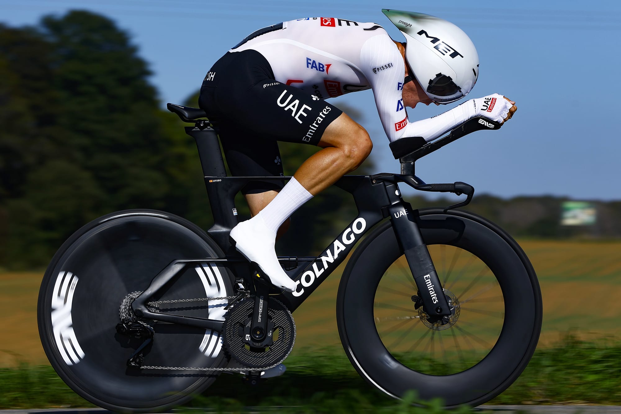 Juan Ayuso ha volado en la crono del Tour de Luxemburgo