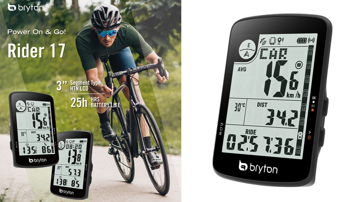 Bryton lanza el ciclocomputador Rider 17