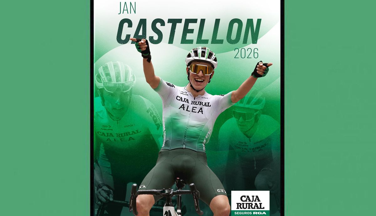 Jan Castellon dará el salto a profesionales con Caja Rural Seguros RGA