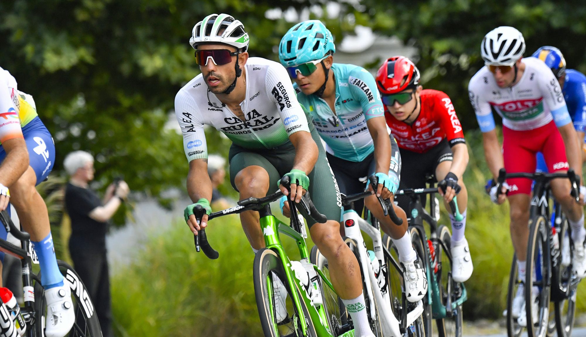 David González durante el pasado Tour du Limousin. Foto: Sprint Cycling Agency