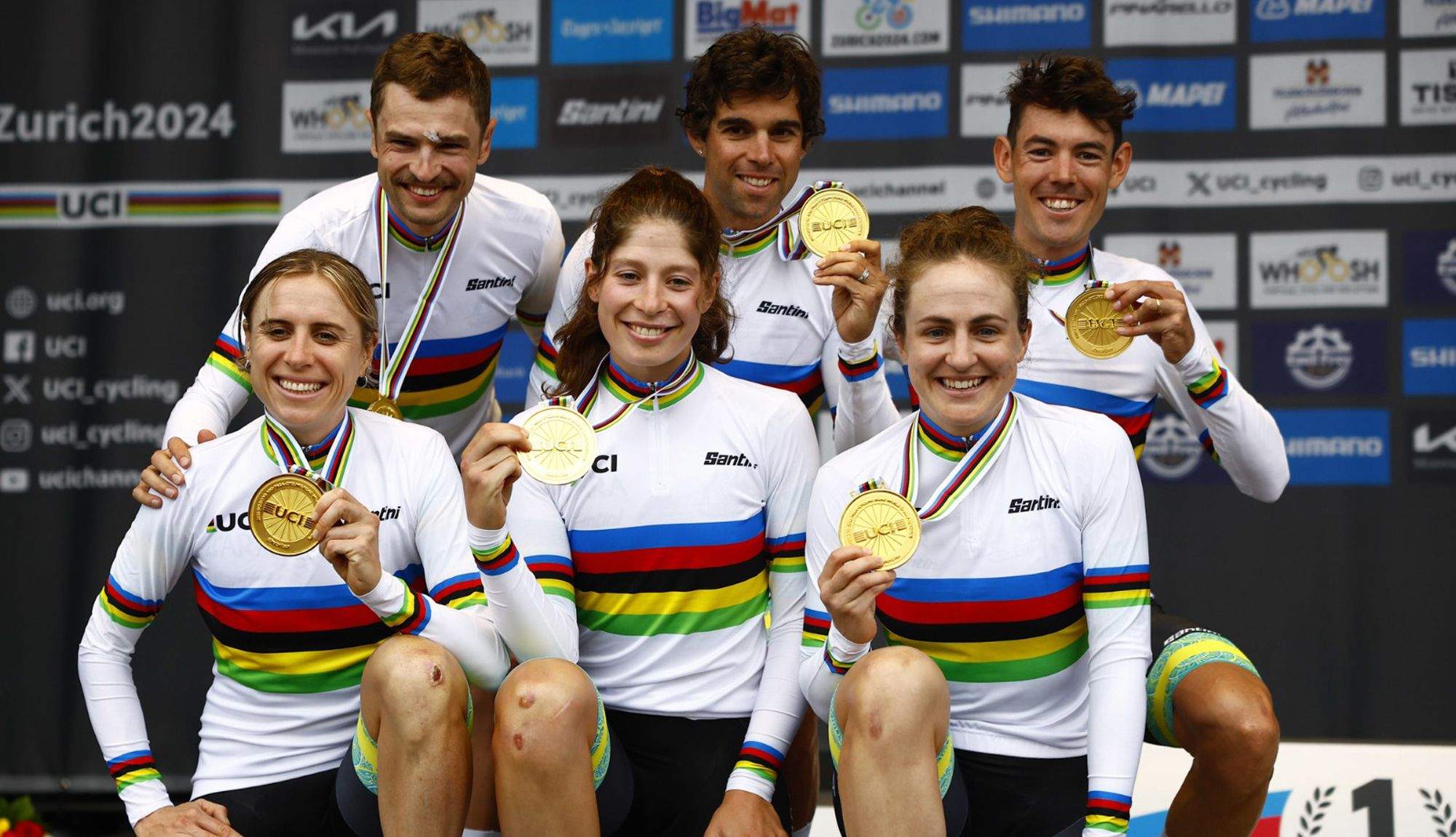 Australia gana el relevo mixto del Mundial... por 85 centésimas