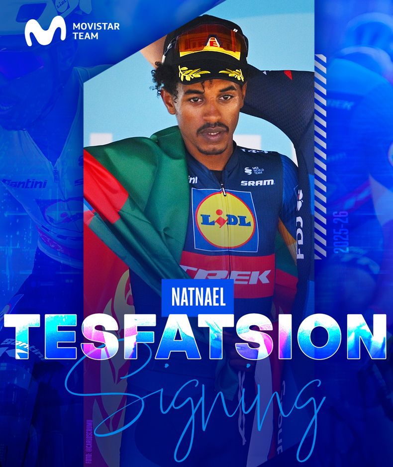 Natnael Tesfatsion ficha por Movistar Team