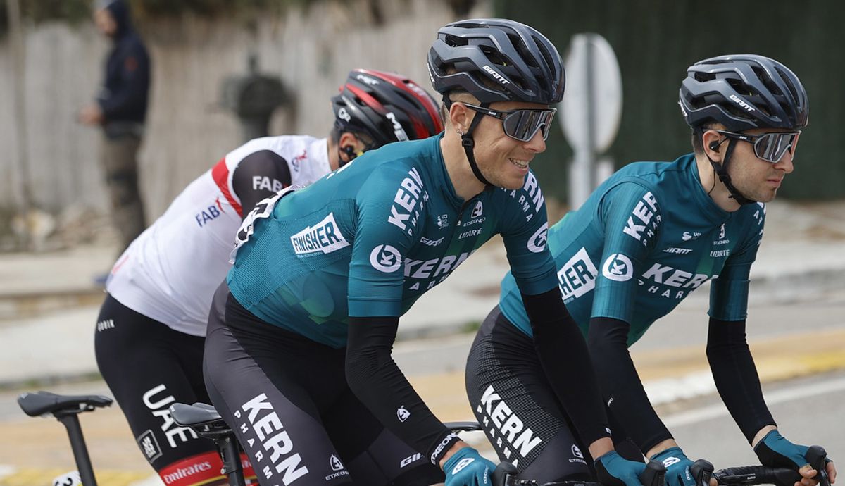 Jaime Castrillo en una imagen de la Volta a Catalunya 2022. Foto: Luis Ángel Gómez (Sprint Cycling Agency) 