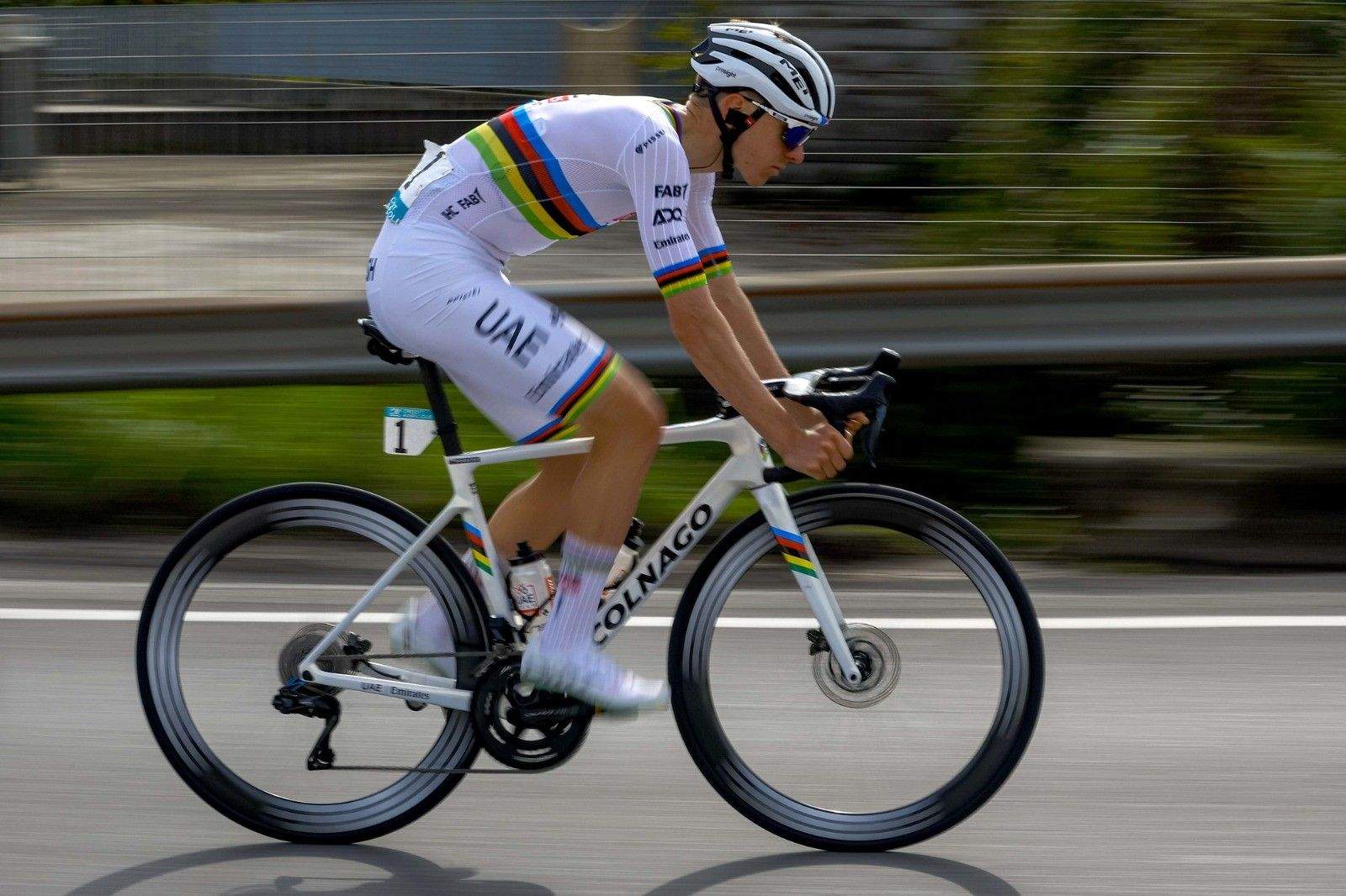 El fulminante ataque de Pogacar.