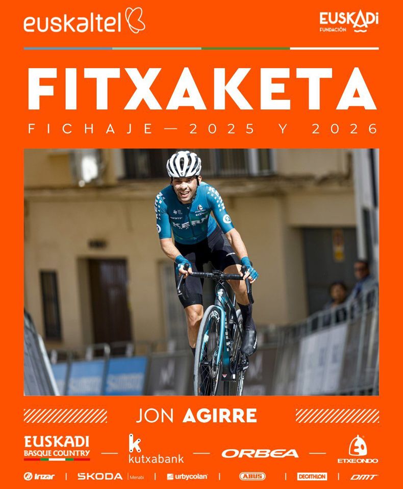 Jon Agirre ficha por Euskaltel Euskadi Jon Agirre ficha por Euskaltel Euskadi