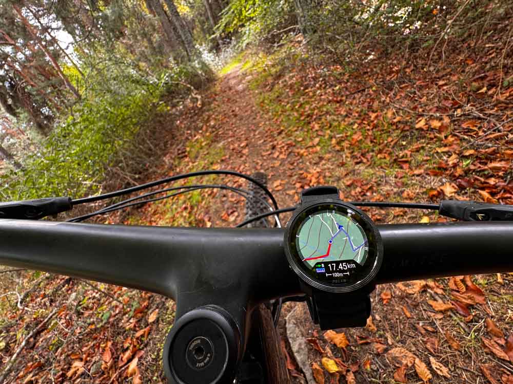 Siguiendo un track con el Polar Vantage M3 Siguiendo un track con el Polar Vantage M3