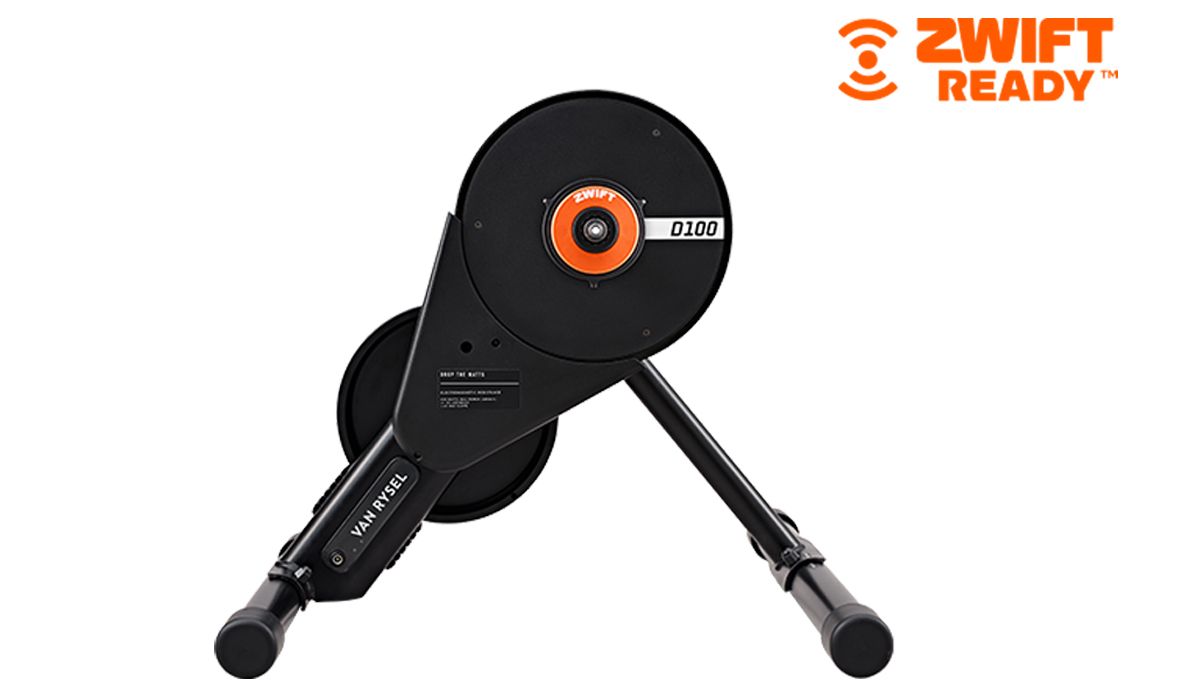 Van Rysel lanza el nuevo rodillo D100 con Zwift Cog & Click