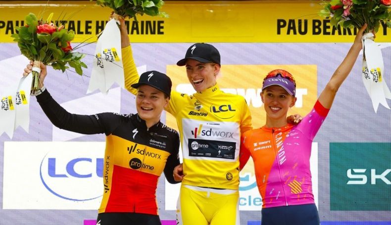 el podio al completo del tour de francia 2023 2 790x454