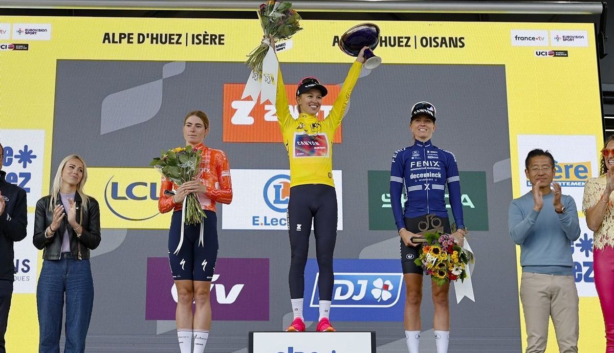 Podio final del Tour 2024