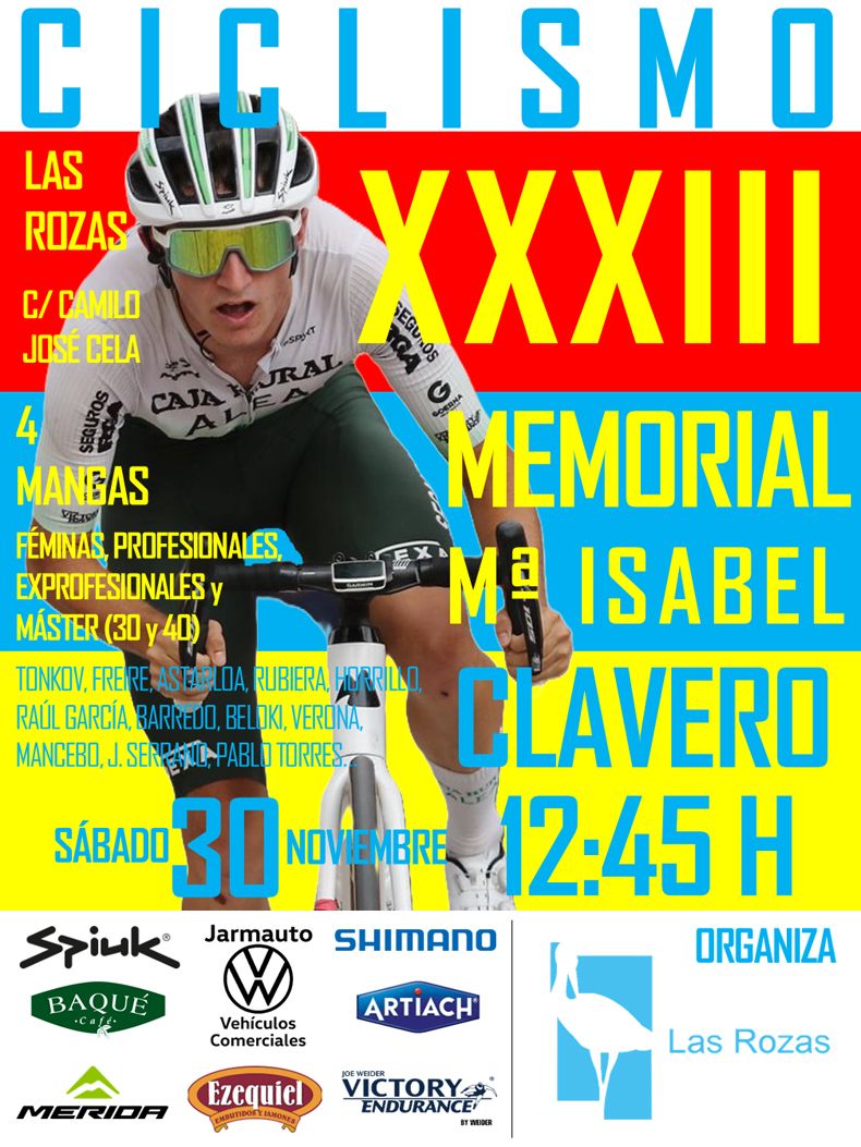 Cartel XXXIII Edición Memorial María Isabel Clavero
