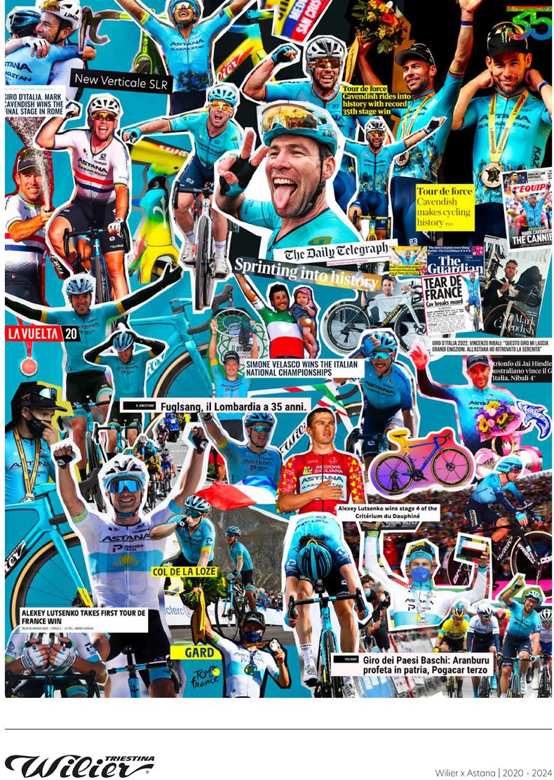 Poster Wilier Triestina Astana Poster Wilier Triestina Astana