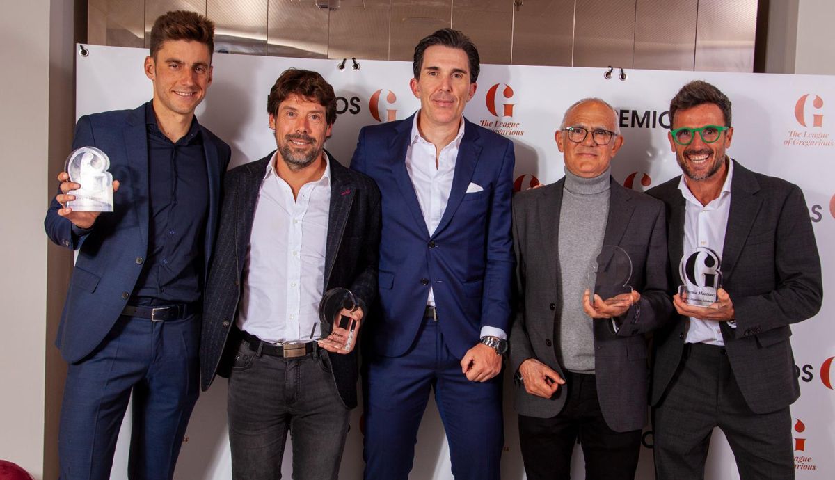 Carlos Verona, Óscar Freire, Albano Galán y Chema Martínez, Premios Gregarious 2024