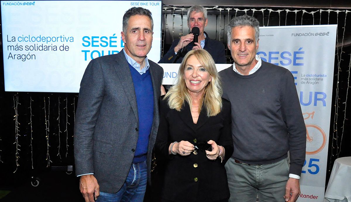 Miguel y Pruden Induráin presentaron en Zaragoza la Sesé Bike Tour 2025