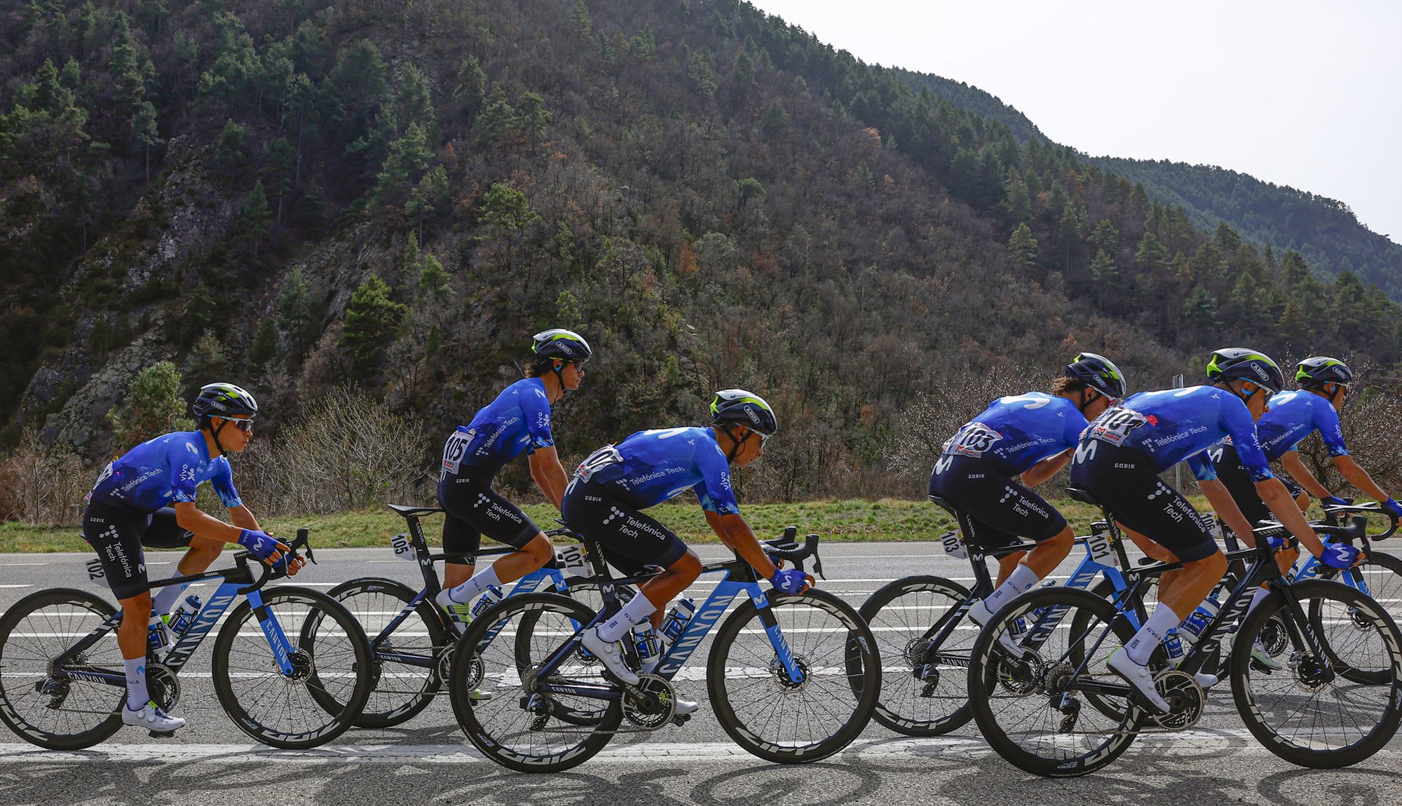 El Movistar Team masculino preparará la temporada 2025 en Valencia