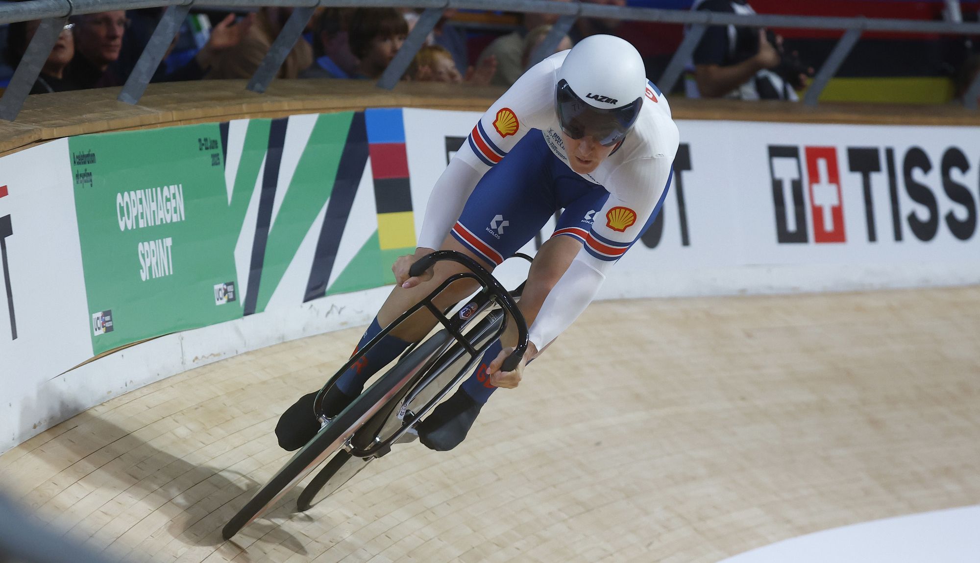La británica Katy Marchant en una imagen del pasado Mundial de pista