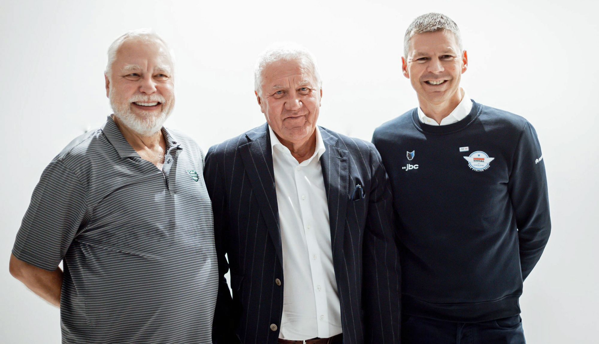 Patrick Lefevere deja la dirección del Soudal Quick Step; le sustituirá Jurgen Foré (derecha)