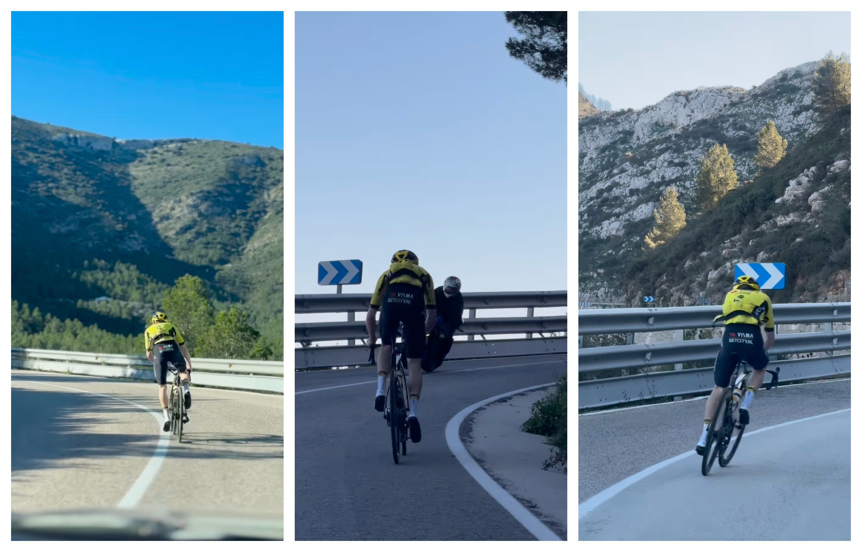 [VÍDEO] Jonas Vingegaard sube el Coll de Rates... como un  cohete 