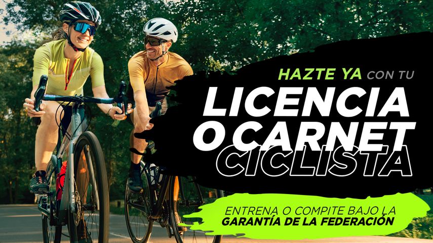 Únete a la familia ciclista este 2025 con tu licencia federativa o Carnet Ciclista.