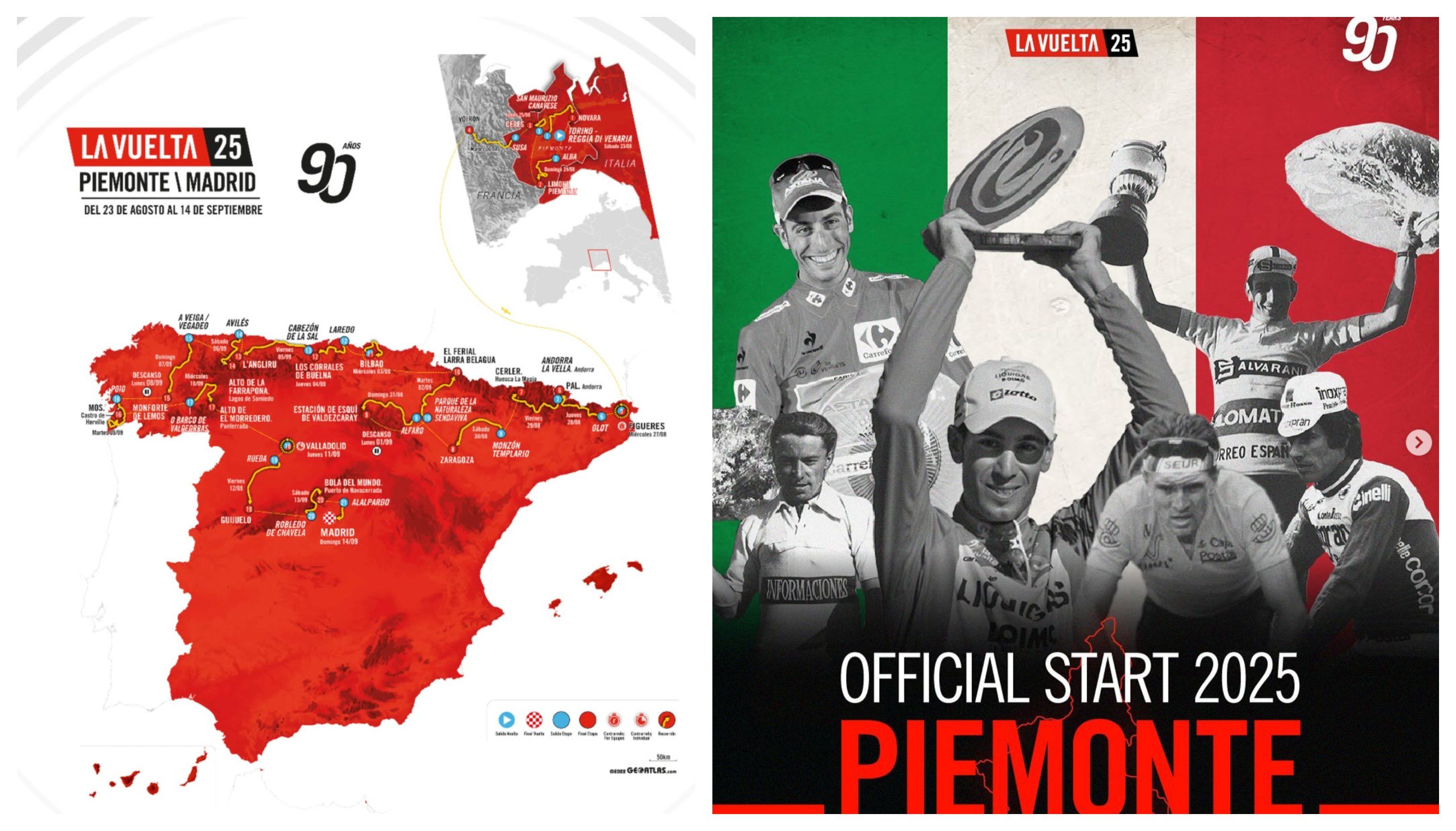 El recorrido de La Vuelta 2025.