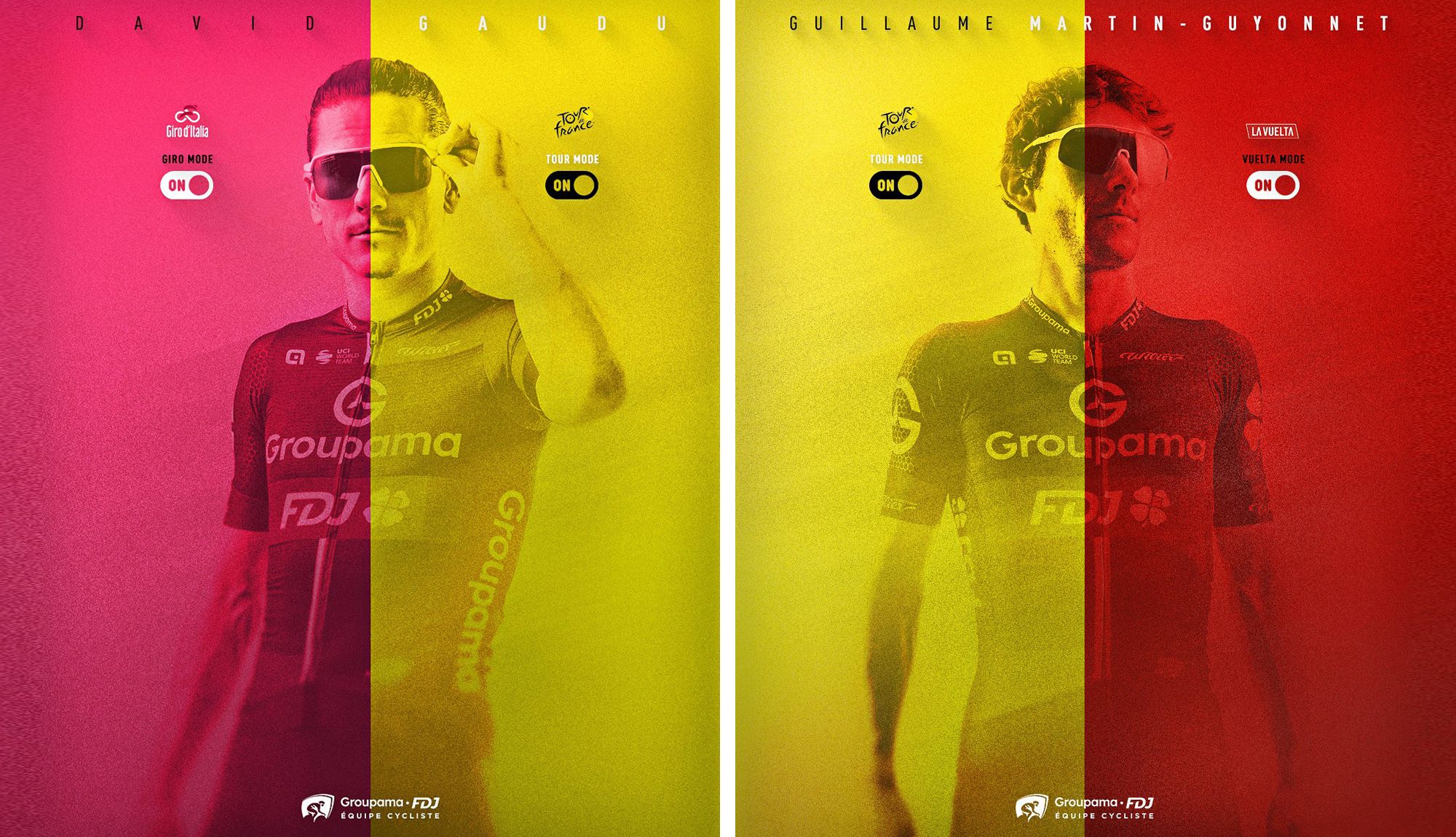 David Gaudu correrá Giro y Tour; Guillaume Martin, Tour y Vuelta