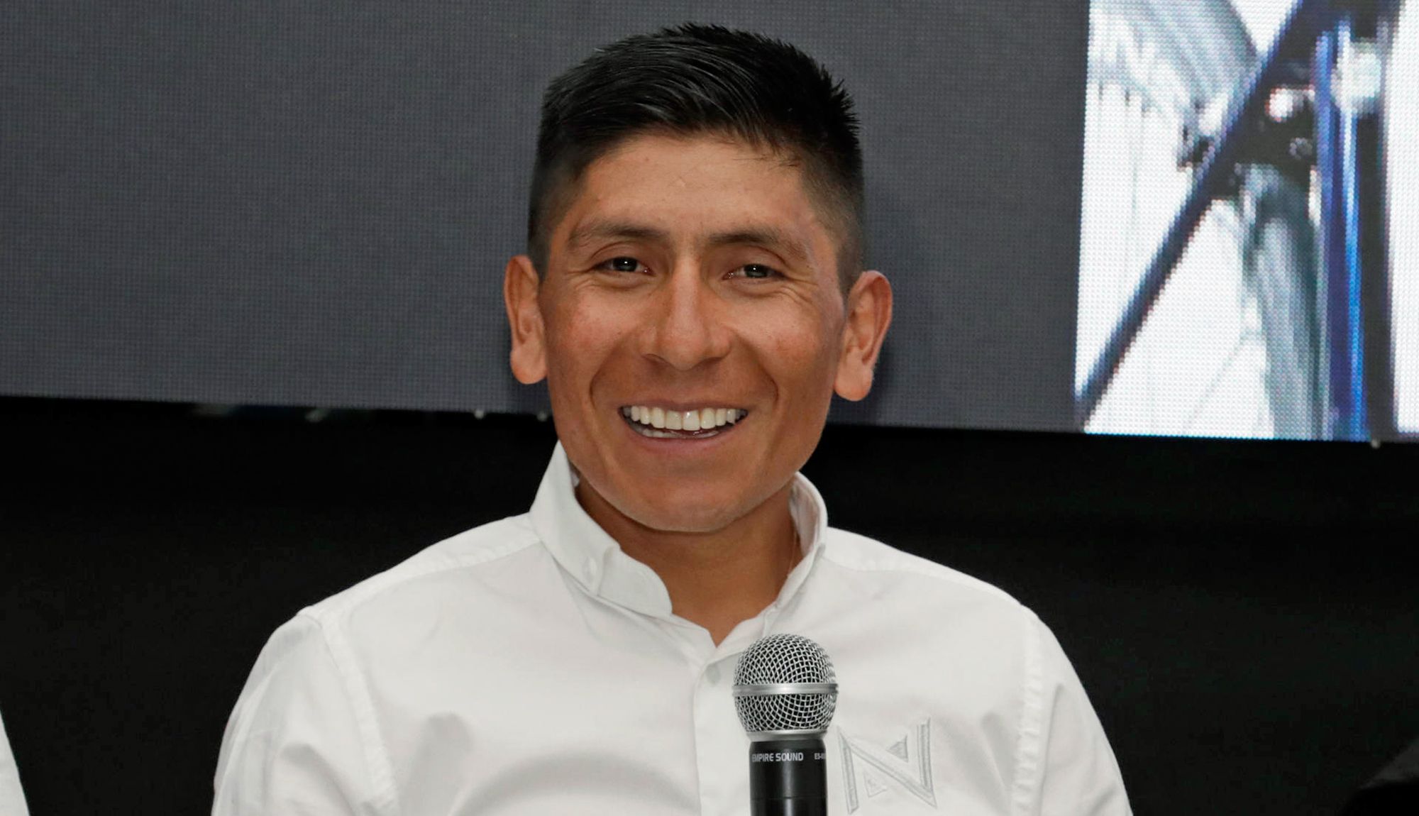 Nairo Quintana habló en Bogotá sobre sus aspiraciones y las del Movistar Team en la temporada que ahora comienza