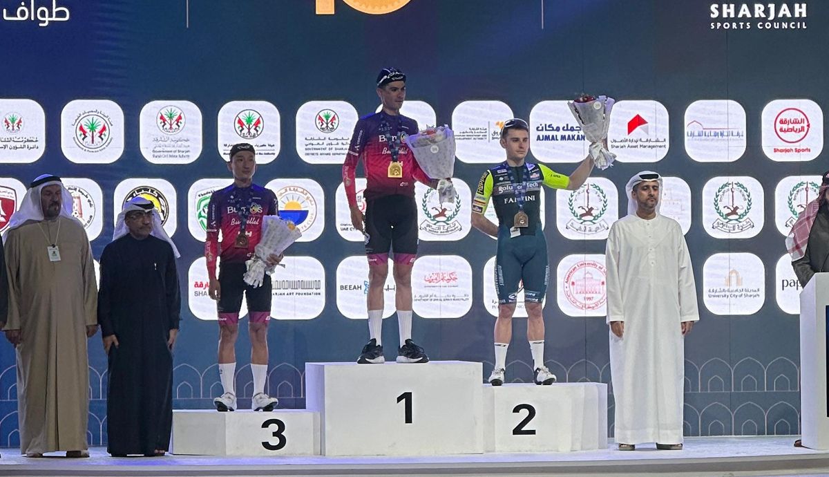 Mario Aparicio, victoria y liderato en el Tour de Sharjah
