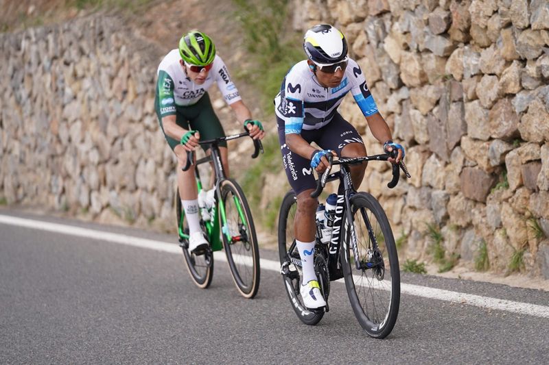 Nairo Quintana y Alex Molenaar Nairo Quintana y Alex Molenaar