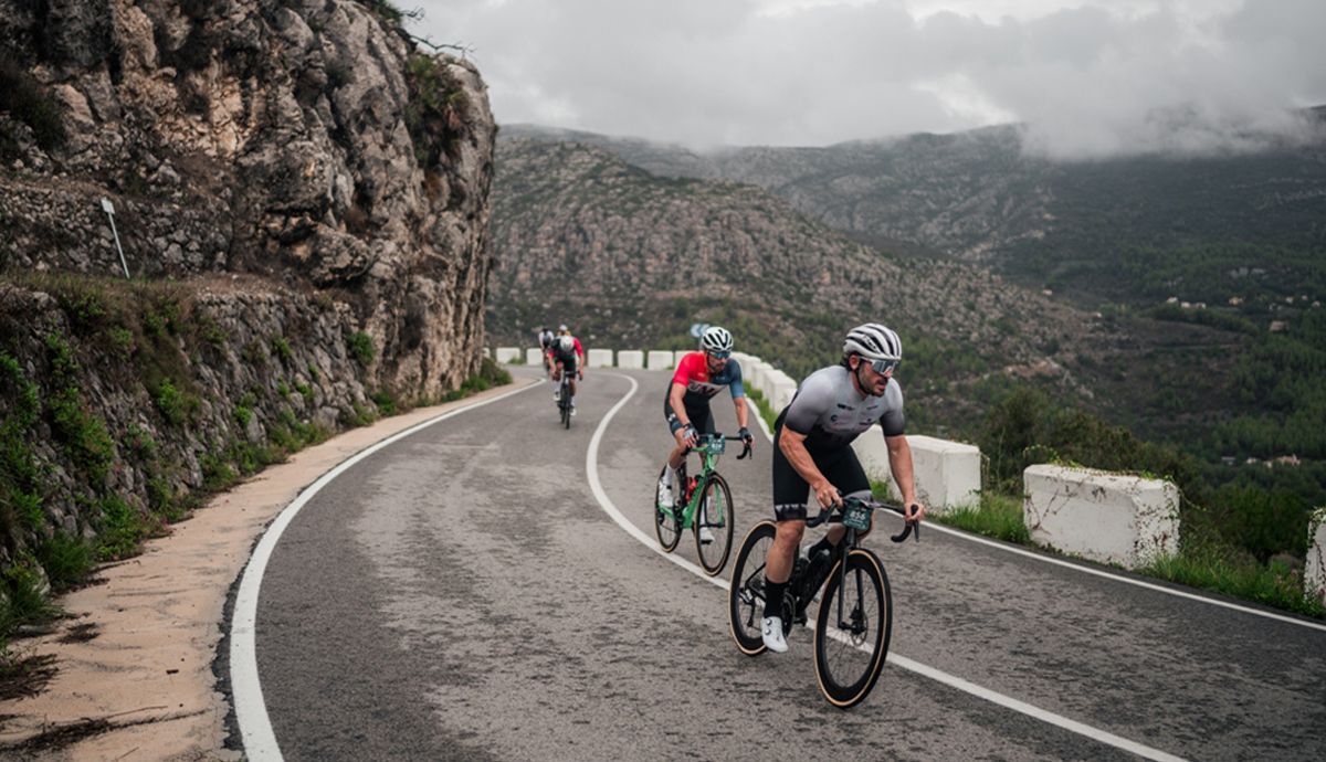 Una imagen de la TotalEnergies Gran Fondo Alberto Contador 2024