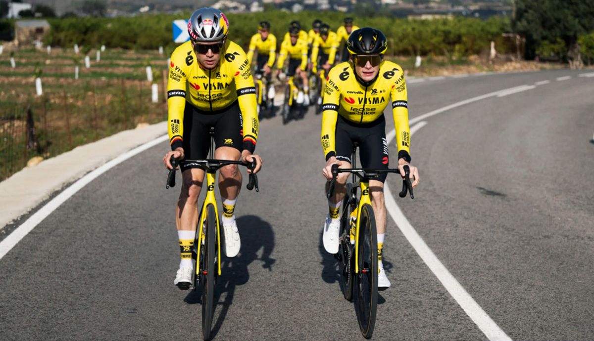 Van Aert y Vingegaard, listos para hacer su debut competitivo en 2025 en Jaén y el Algarve