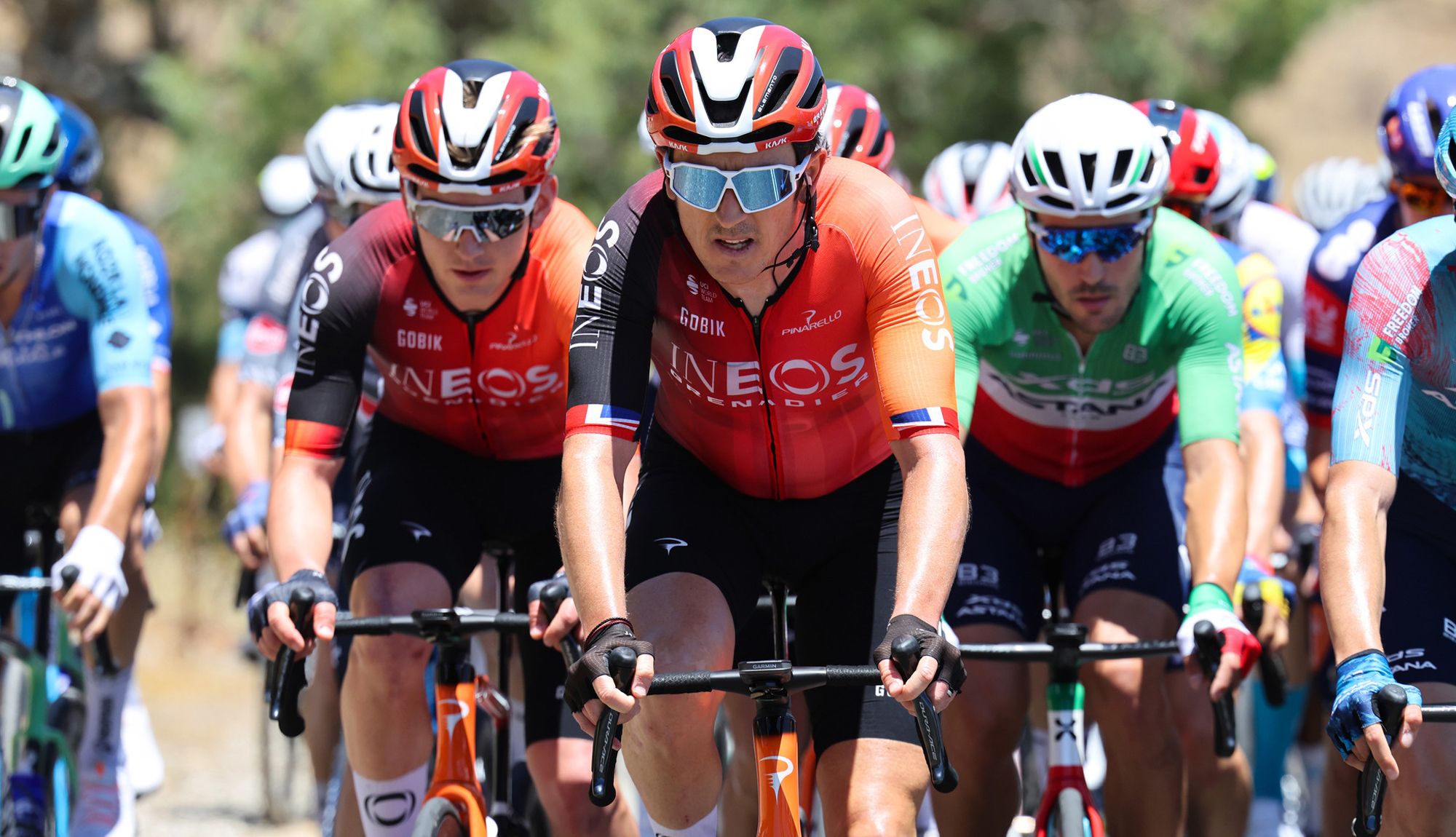 Geraint Thomas en una imagen del pasado Tour Down Under