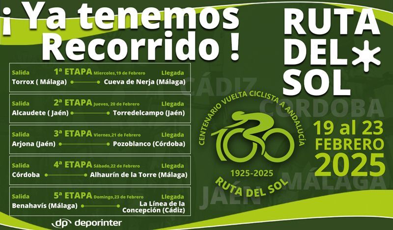recorrido vuelta andalucia recorrido vuelta andalucia
