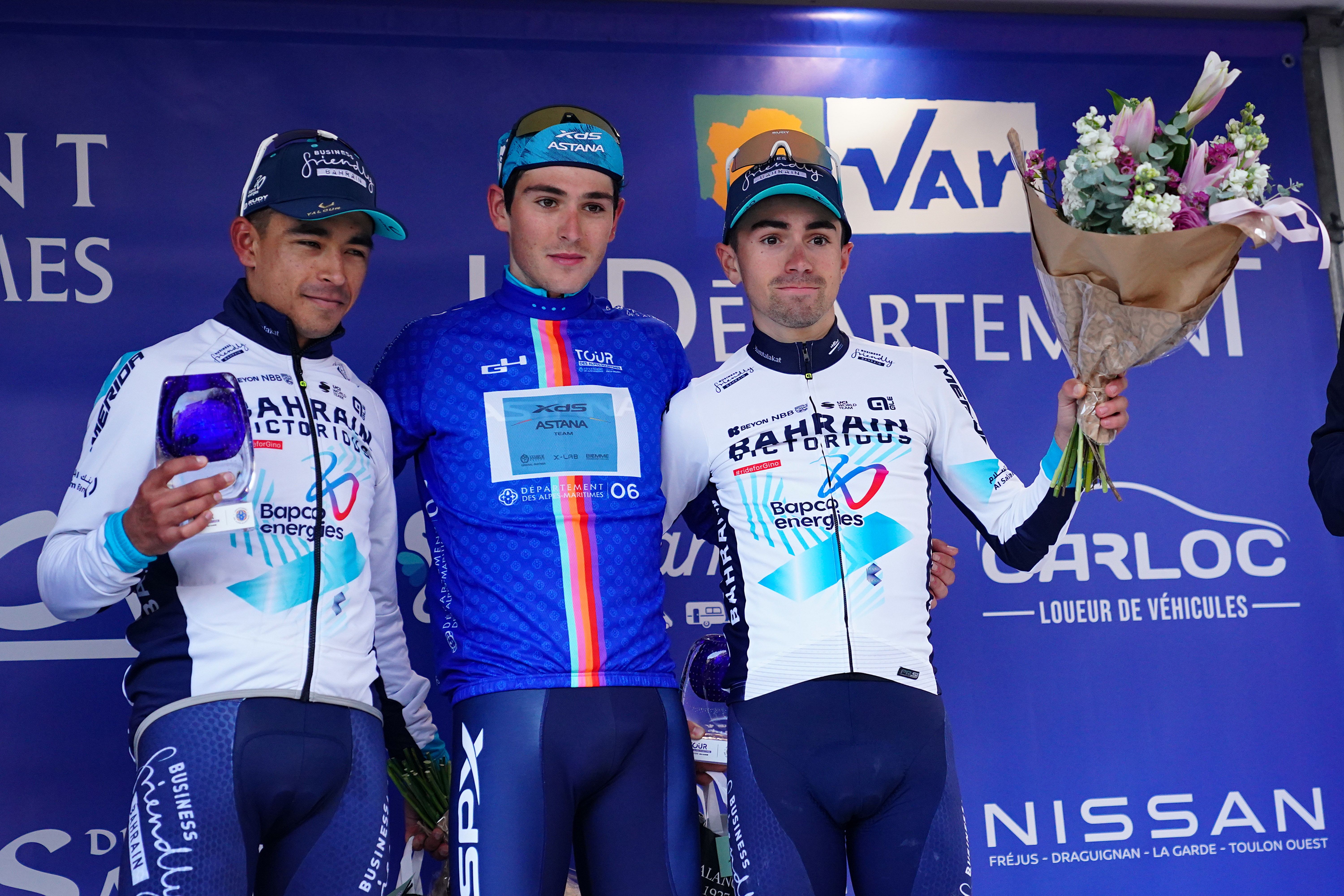 Astana sonríe con el triunfo de Scaroni en el Tour des Alpes-Maritimes y Dorian Godon gana la etapa.