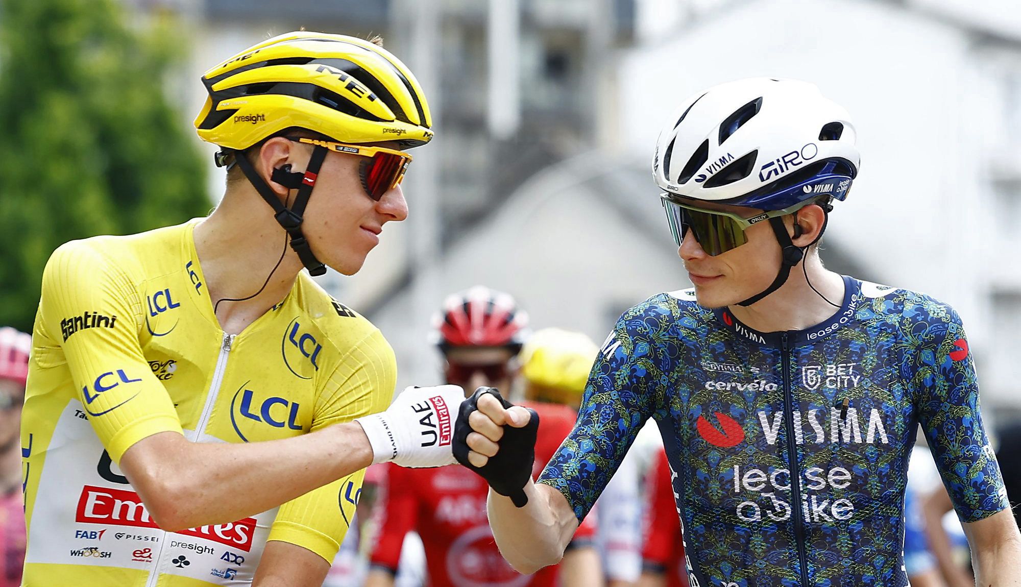 Tadej Pogacar y Jonas Vingegaard en una imagen del pasado Tour de Francia