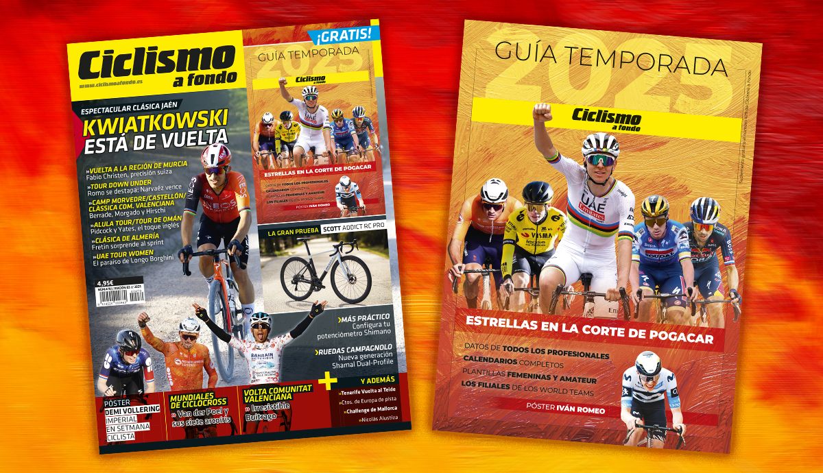 Ciclismo a Fondo 479 con la Guía de la temporada 2025, ya a la venta