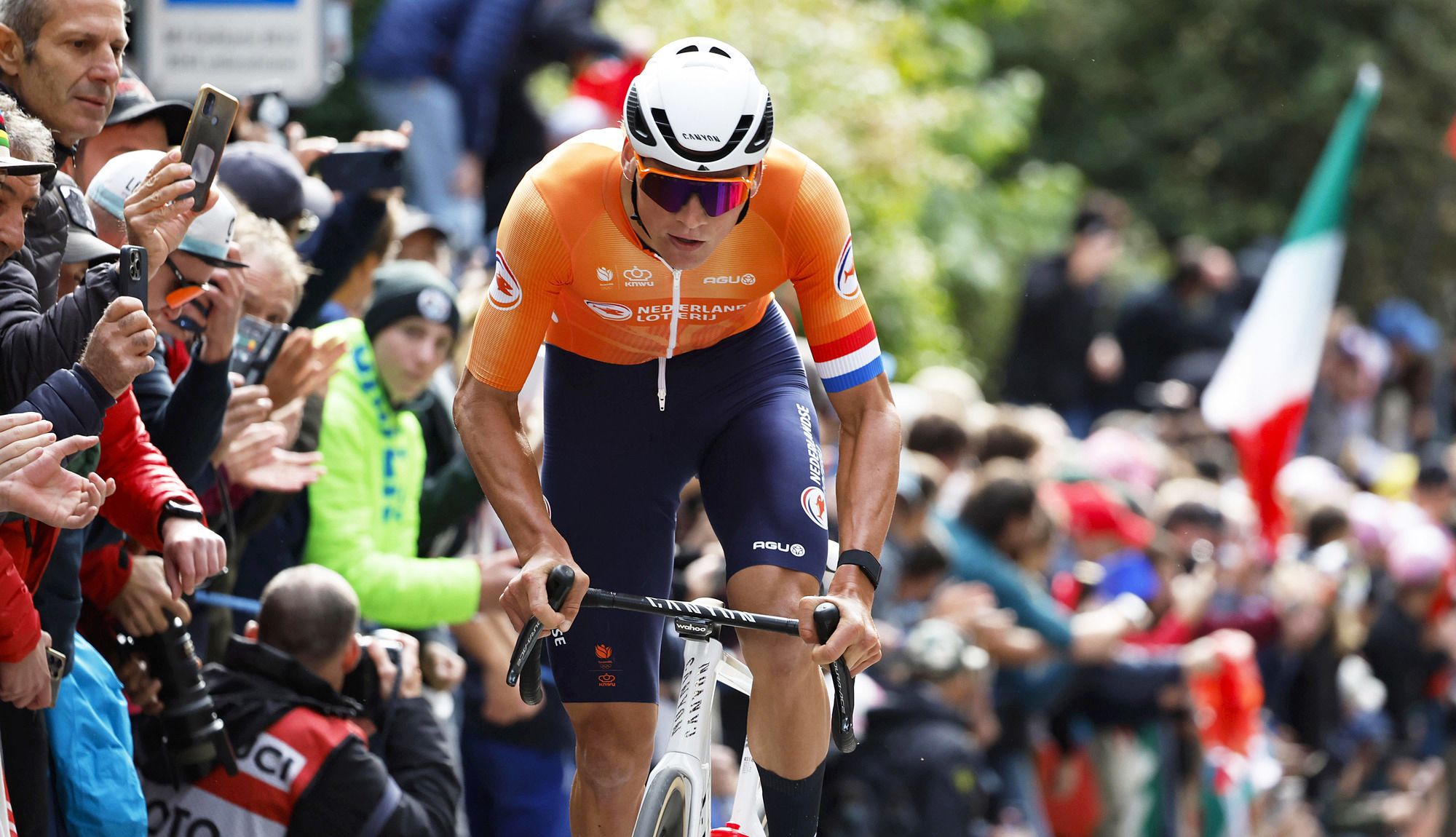 Mathieu van der Poel en una imagen del pasado Mundial de Zurich