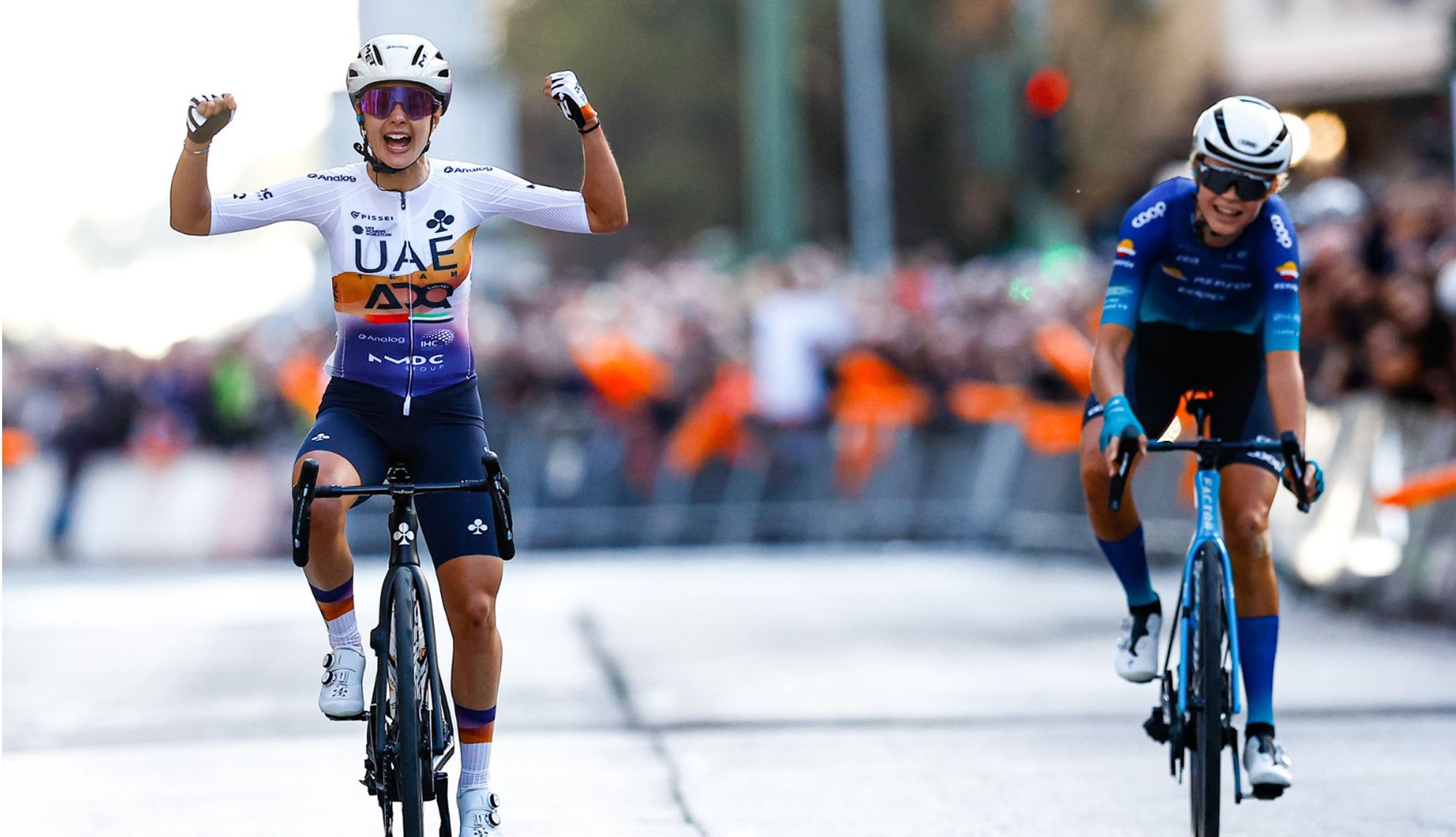 La italiana Greta Marturano estrena su palmarés en la Vuelta a Extremadura