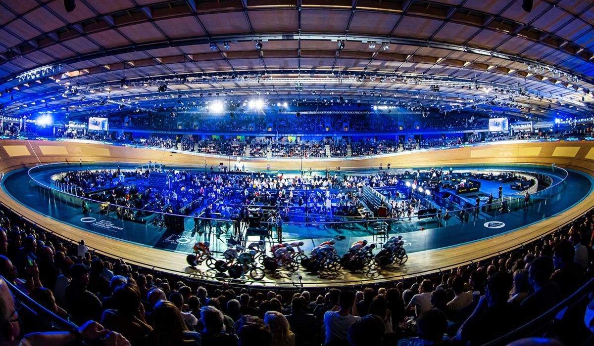 Imagen de una de las pruebas de UCI Track Champions League